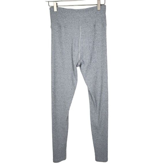 YEAR‎ OF OURS Leggings Womens Large Heather Grey Veronica Ribbed Crossover Pants - Picture 3 of 9